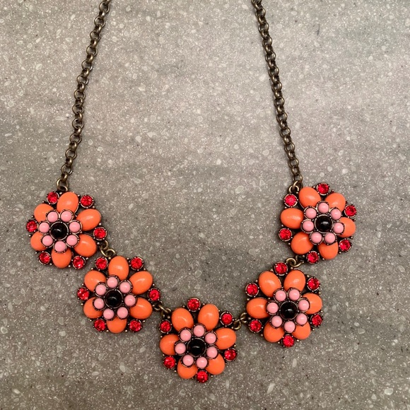 Collier J.Crew éventail Cabochon - Neuf Avec étiquette